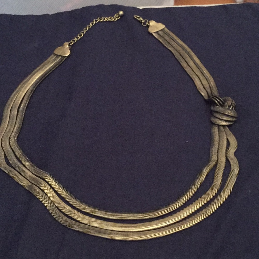 Gold Knot Necklace